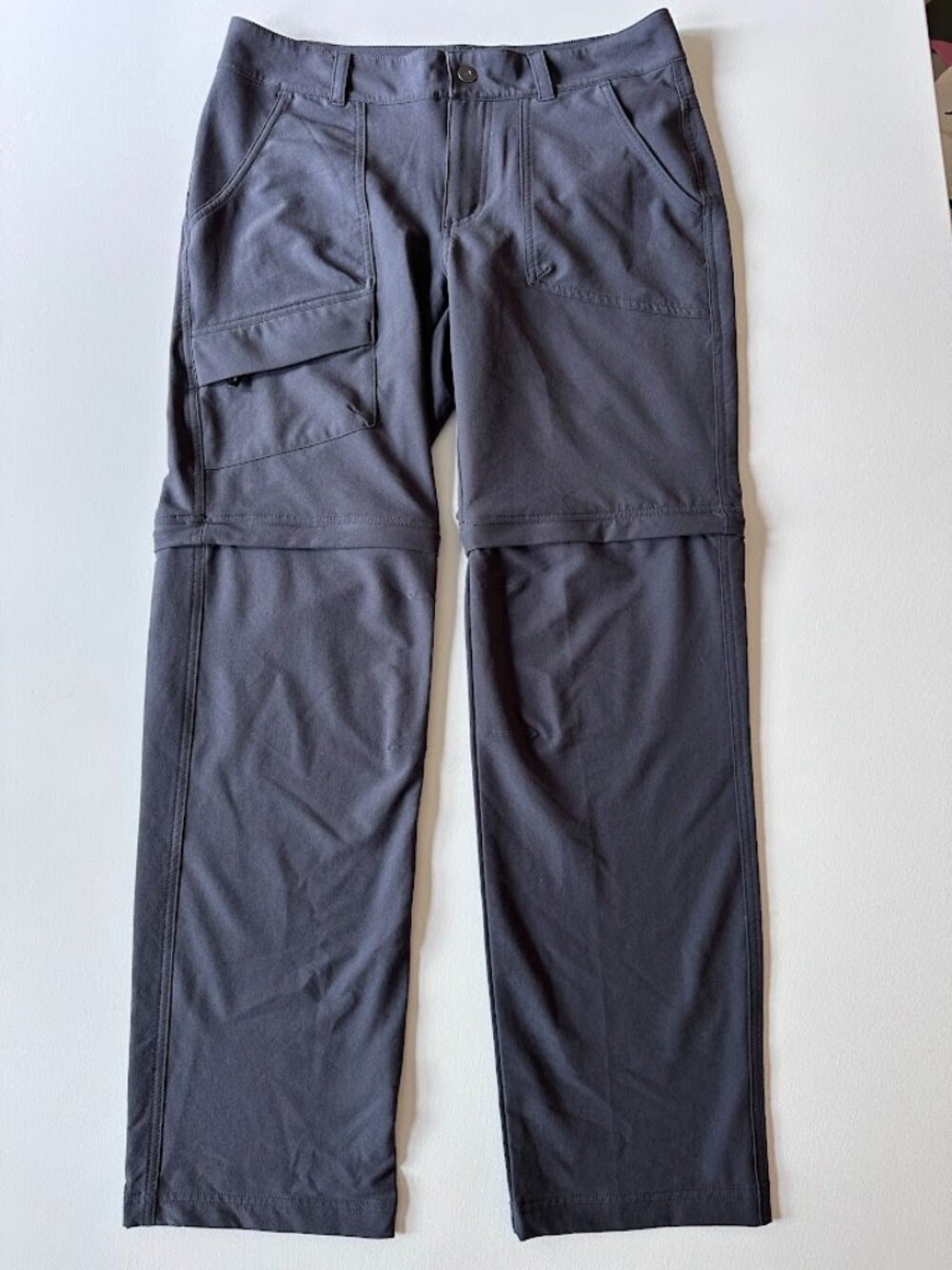 Columbia Kestrel Trail Stretch Convertible Hiking Pants Gray Size 10 Gorpcore